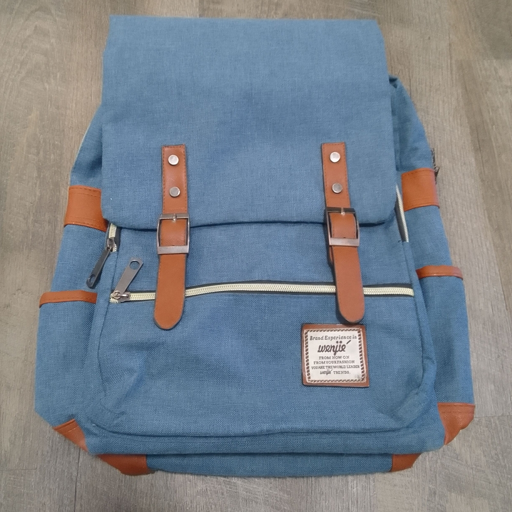 Inspire Blue and Brown Men's Backpack